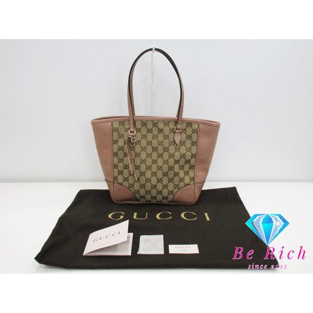 GUCCI（グッチ） 美品 トートバッグ 353119 GG ブリー カーキ ピンク 