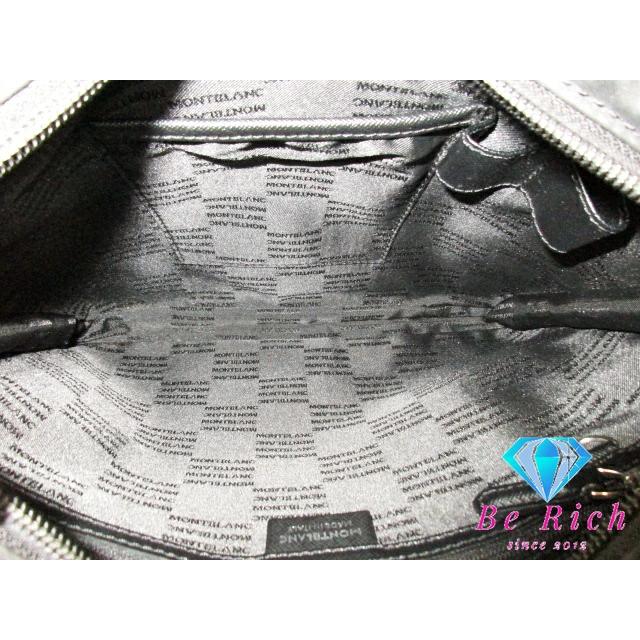 MONTBLANC（モンブラン） メンズ ショルダーバッグ ナイロン レザー 黒