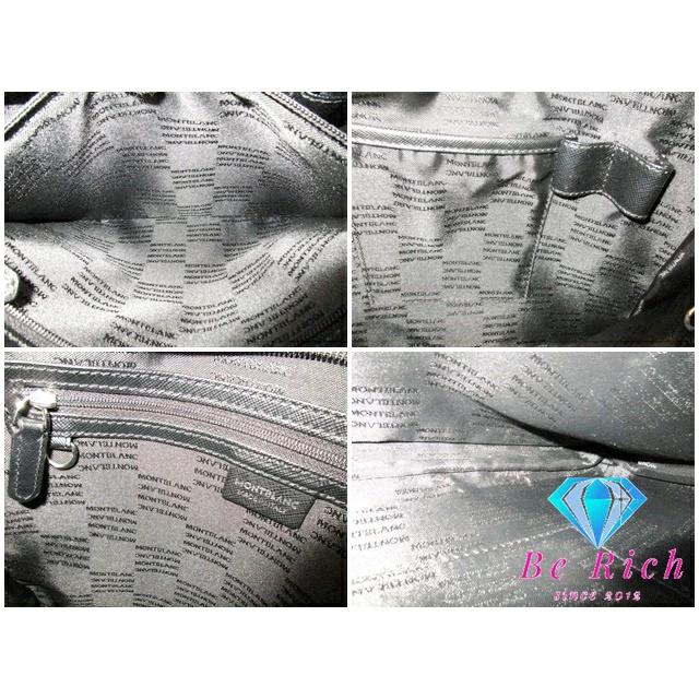 MONTBLANC（モンブラン） メンズ ショルダーバッグ ナイロン レザー 黒