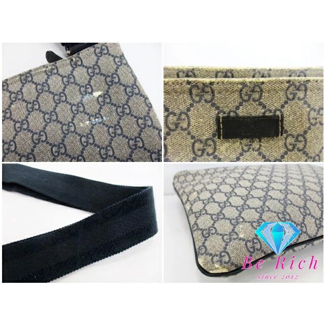 GUCCI（グッチ） ショルダーバッグ 201446 GG スプリーム ネイビー 紺