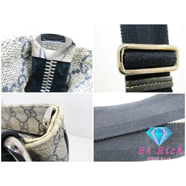 GUCCI（グッチ） ショルダーバッグ 201446 GG スプリーム ネイビー 紺