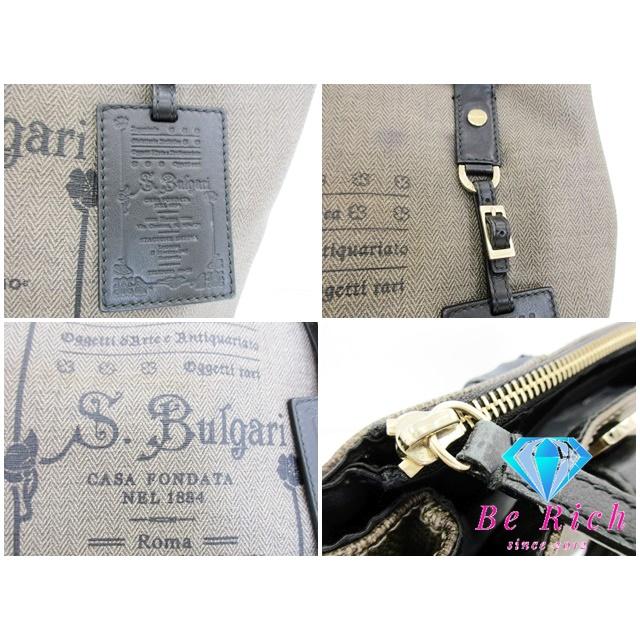 BVLGARI（ブルガリ） コレツィォーネ ハンドバッグ トートバッググレー 