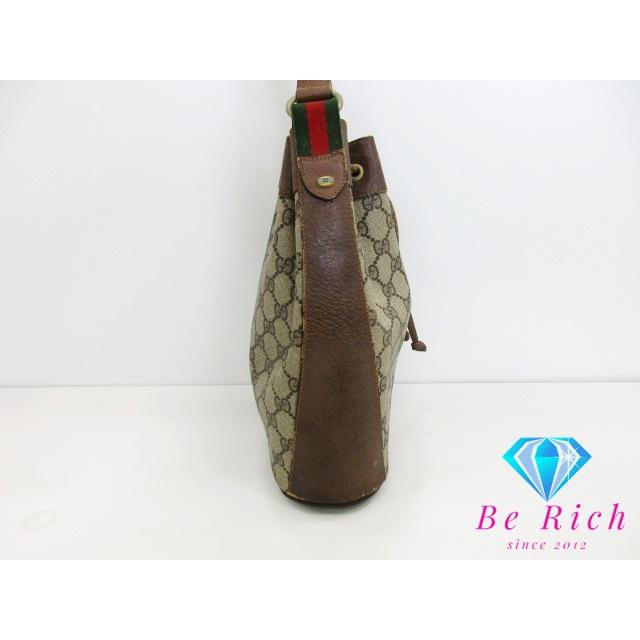 GUCCI（グッチ） GUCCI GGプラス 巾着 ショルダー バッグ ベージュ