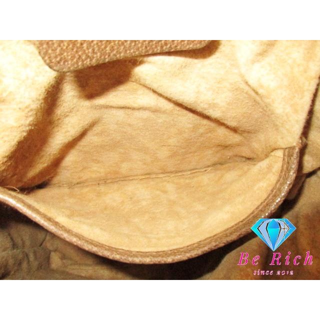 【美品】GUCCI 巾着ショルダーバッグ GGプラス グッチ PVCレザー GUCCI（グッチ） GUCCI GGプラス 巾着 ショルダー バッグ ベージュ