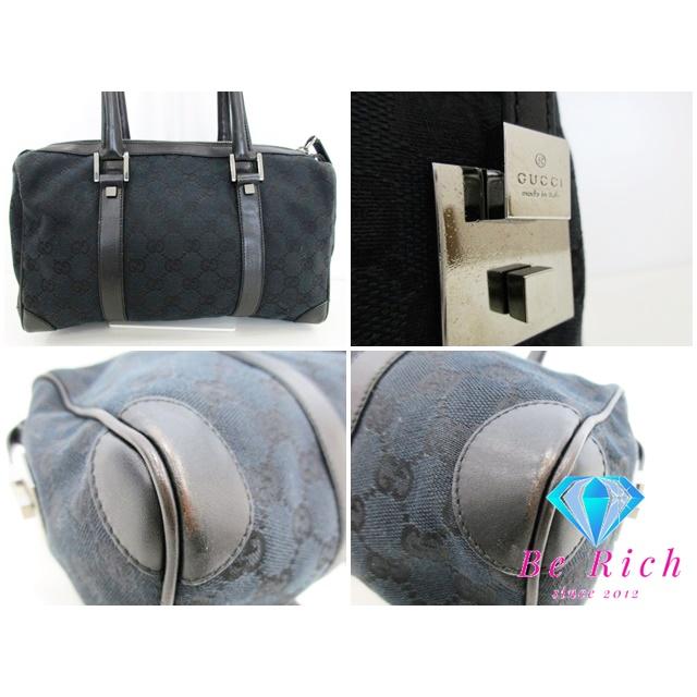 GUCCI（グッチ） GUCCI GG ミニ ボストンバッグ 000.0851 黒 ブラック