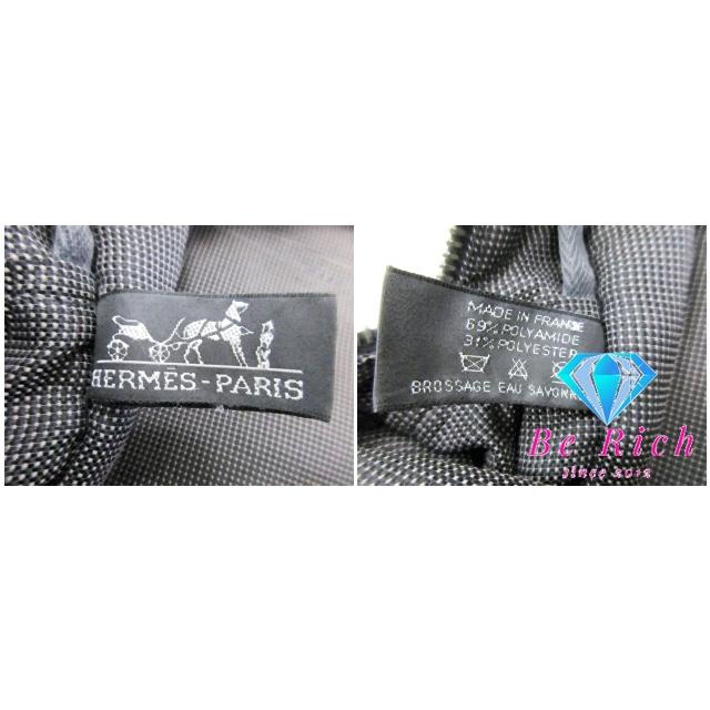 エルメス HERMES トートバッグ ハンドバッグ エール ライン トート MM ダーク グレー ブラック 黒 ロゴ 【中古】bk9046 | エールライン | 05