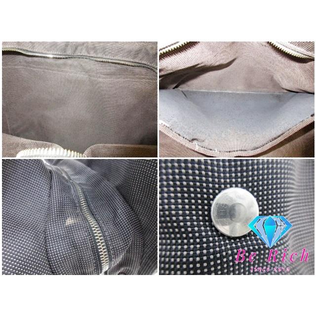 エルメス HERMES トートバッグ ハンドバッグ エール ライン トート MM ダーク グレー ブラック 黒 ロゴ 【中古】bk9046 | エールライン | 06