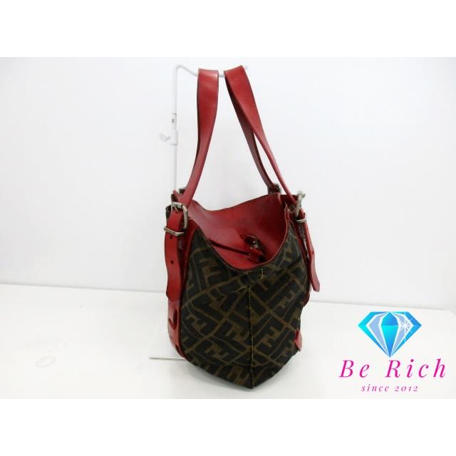 FENDI フェンディズッカハンドバッグレッド赤 【公式通販】