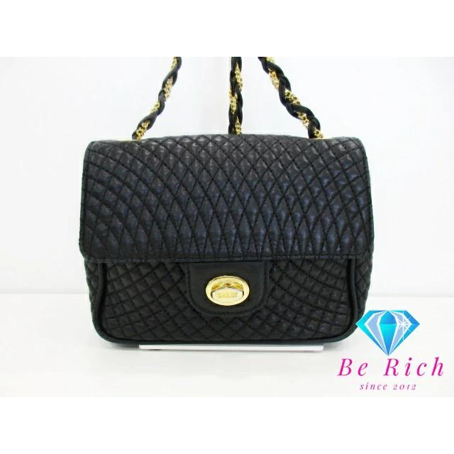 Bally（バリー） チェーン ショルダーバッグ ブラック 黒 レザー ロゴ