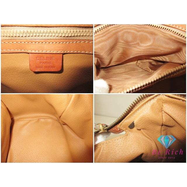 セリーヌ CELINE ミニ ボストンバッグ ハンドバッグ マカダム PVC レザー ブラウン 茶 ブラゾン ロゴ 手提げ 【中古】【送料無料】 bk9562 | CELINE | 06