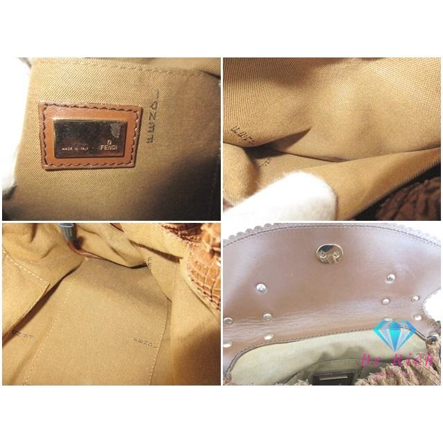 フェンディ FENDI ボルサ マジック ハンドバッグ 8BN143 パイソン 型