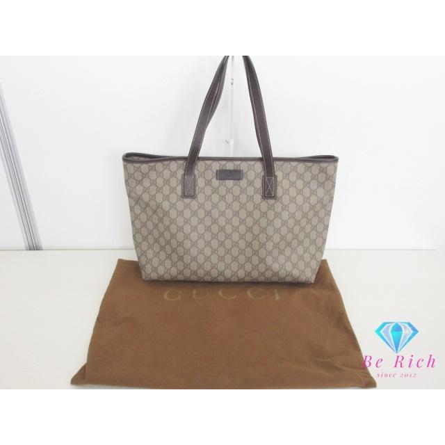 GUCCI（グッチ） トートバッグ 211137 GG プラス ブラウン