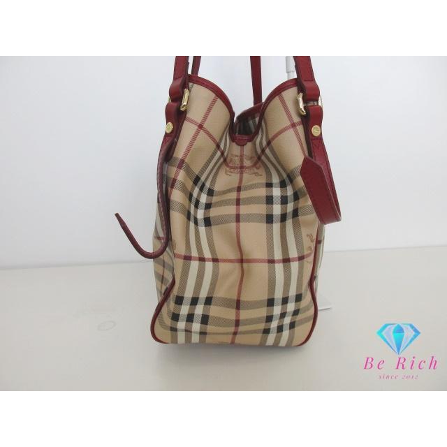 BURBERRY（バーバリー） ショルダーバッグ 3799356 ベージュ レッド 赤