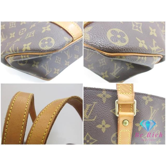 ルイ ヴィトン LOUIS VUITTON モノグラム サック ショッピング M51108 ブラウン 茶 PVC レザー LV ロゴ【中古】【送料無料】 bk9636 | サック・ショッピング | 03