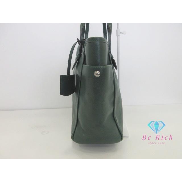 LOEWE（ロエベ） ヘリテージ スモール トートバッグ グリーン 緑 