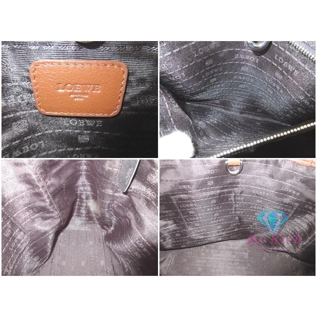 LOEWE（ロエベ） ヘリテージ スモール トートバッグ ブラウン 茶 