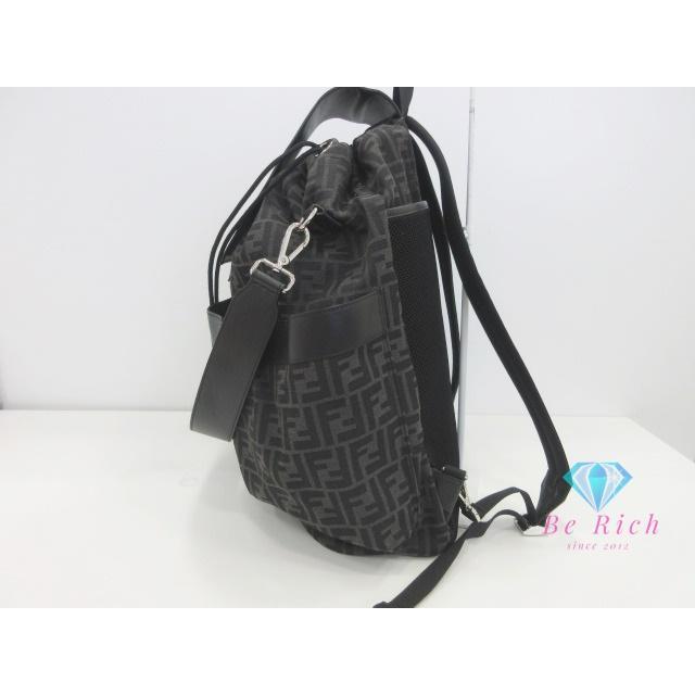 FENDI（フェンディ） ズッカ 7VZ056 AG0M ドローストリングバック 