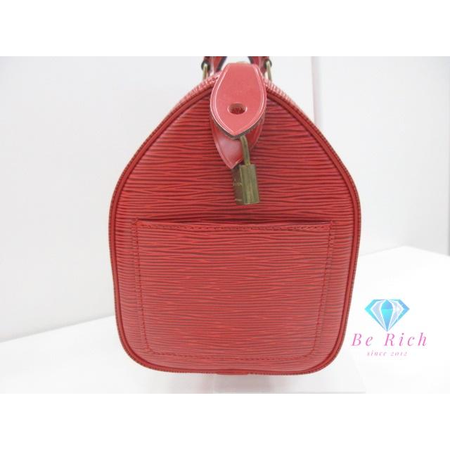 美品 ルイヴィトン エピ スピーディ 25 ボストンバッグ M43017 レッド