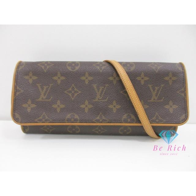 LOUIS VUITTON ポシェットツインGM モノグラム ショルダーバッグ
