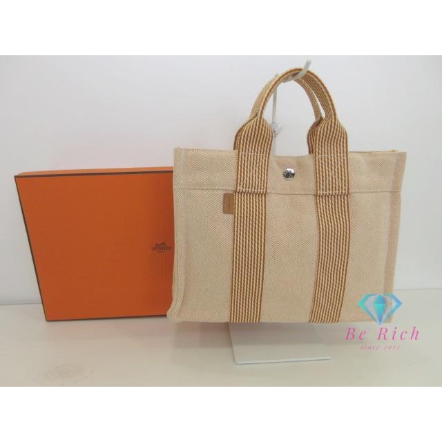 エルメス　トートバッグ　フールトゥ　PM エルメス/トートバッグ/フールトゥPMオールレザー/ブルージーン