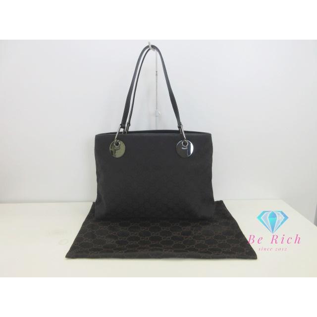 GUCCI グッチ ロゴ柄 ショルダーバッグ ブラック レディース ブランド GUCCI グッチ トートバッグ 120837 GG ブラック 黒 キャンバス