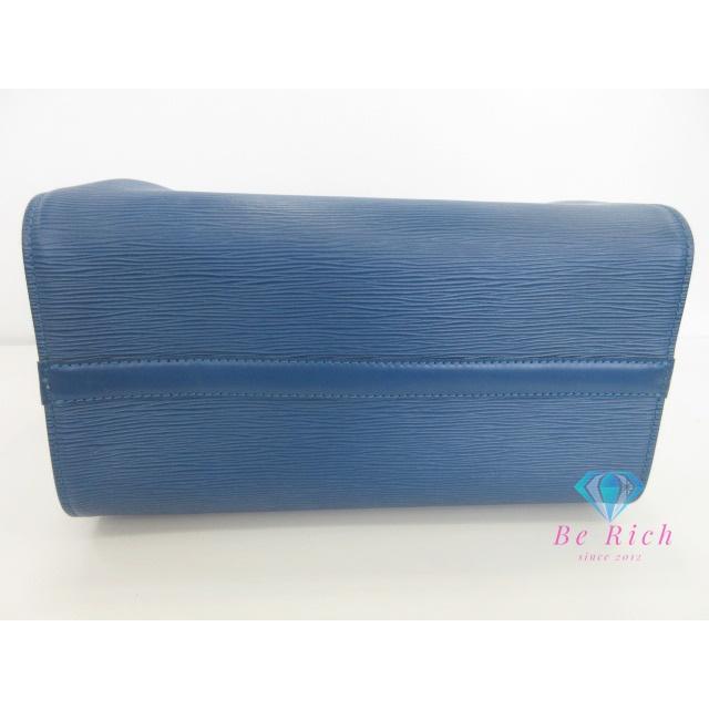 スピーディ ルイ ヴィトン 30 M43005 エピ トレドブルー 青 レザー