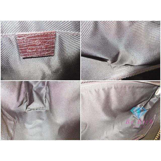 GUCCI（グッチ） クラッチバッグ 101633 GG スプリーム 茶 ブラウン