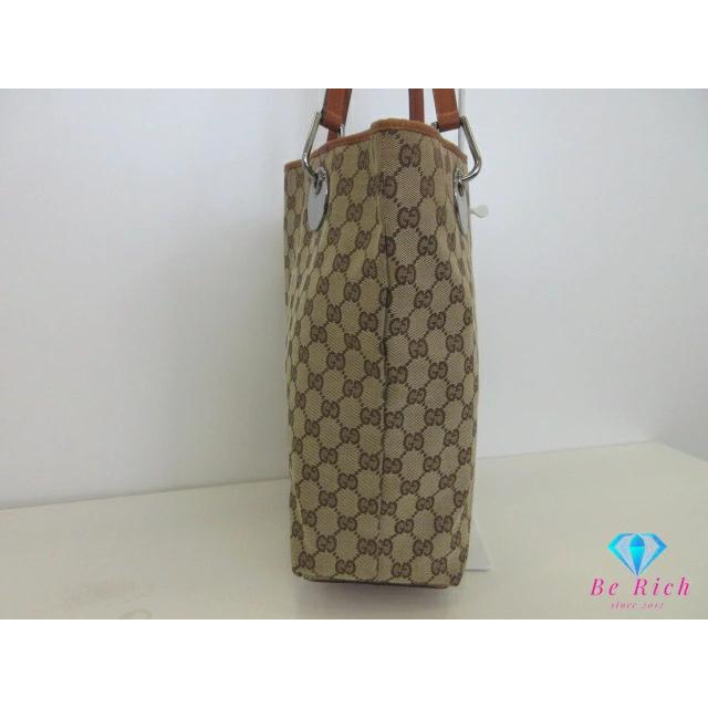 GUCCI（グッチ） トートバッグ 120836 GG ブラウン 茶 ベージュ