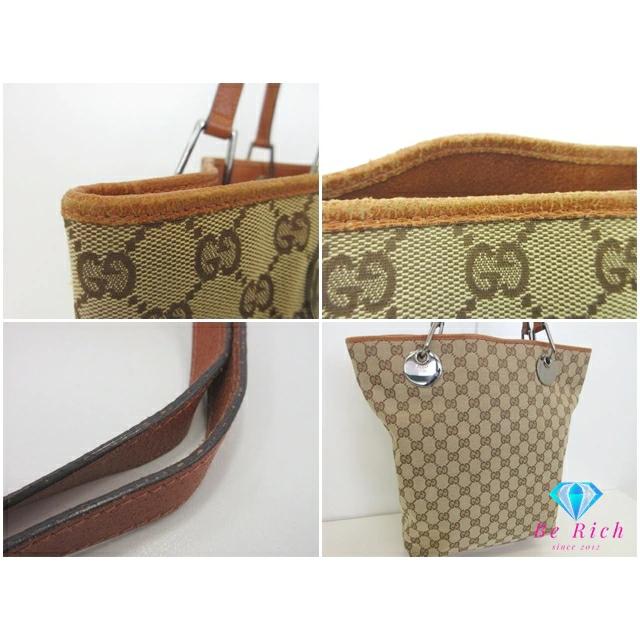 GUCCI（グッチ） トートバッグ 120836 GG ブラウン 茶 ベージュ 