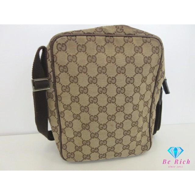 GUCCI（グッチ） ショルダーバッグ 03136 GG キャンバス 茶 ブラウン