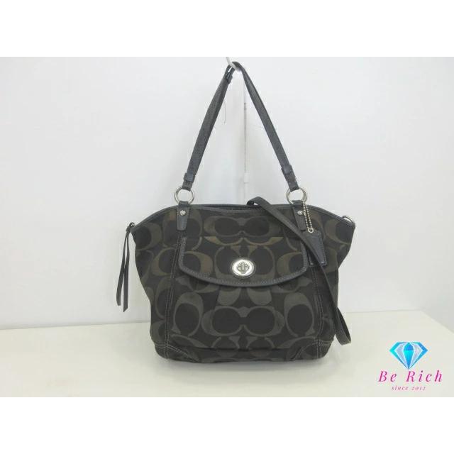 COACH コーチ ショルダーバッグ シグネチャー ハンドバッグ 2WAY 黒 COACH（コーチ） COACH 2way ハンドバッグ ショルダーバッグ