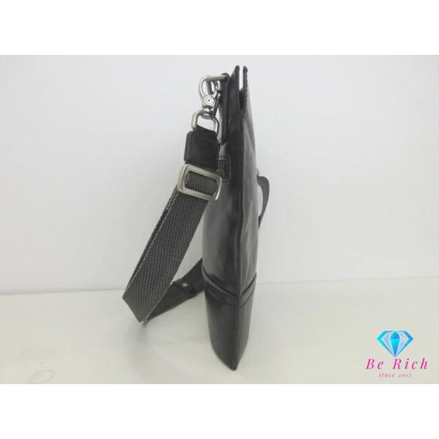 バリー BALLY ショルダーバッグ 黒 ブラック レザー ポシェット 斜め掛け クロスボディ メンズ レディース【中古】bk9990 | Bally | 01