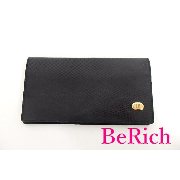 ダンヒル Dunhill メンズ 二つ折り財布 長財布 札入れ 18l オックスフォード ブラック 黒 レザー ロゴ ロング ウォレット 中古 Bs2232 Bs2232 ビーリッチヤフー店 通販 Yahoo ショッピング