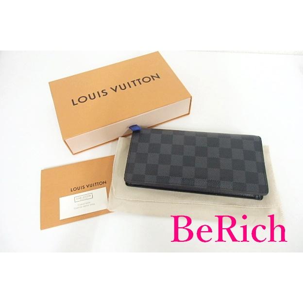 楽天 メンズ Vuitton Louis ヴィトン ルイ 値下げ 15 Off 長財布 ロング 中古 Bs2307 二つ折り財布 ロゴ N ブラザ フォイユ ポルト グラフィット ダミエ 財布