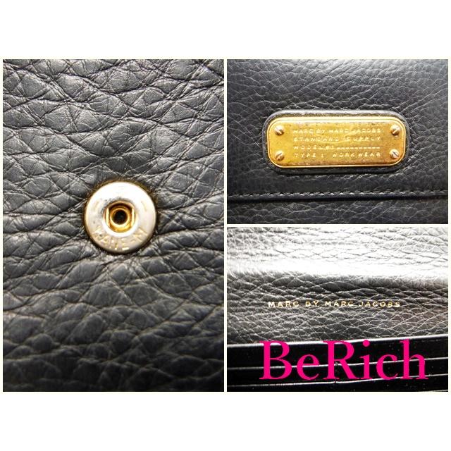 MARC JACOBS（マーク・ジェイコブス） マークバイ 二つ折り 長財布 黒 