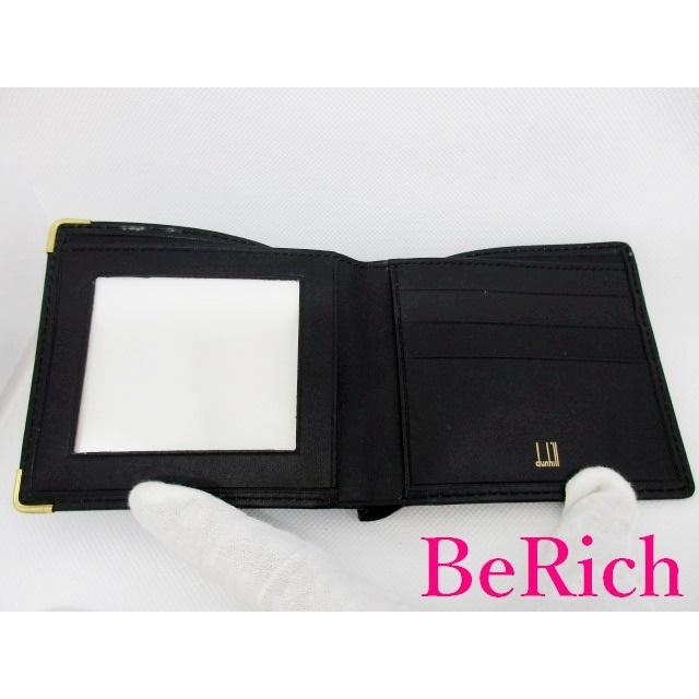 dunhill（ダンヒル） メンズ 二つ折り財布 札入れ ブラック 黒 レザー