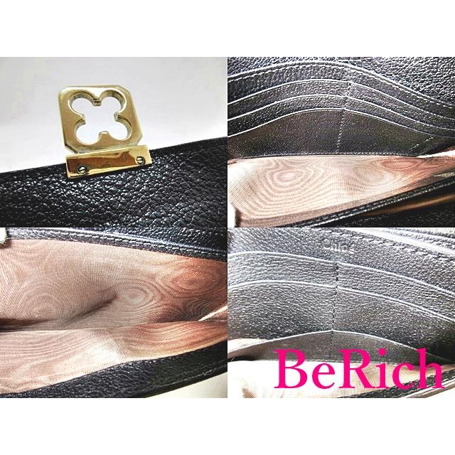 Chloe（クロエ） 二つ折り財布 長財布 エルシー 3P0592 黒 ブラック 