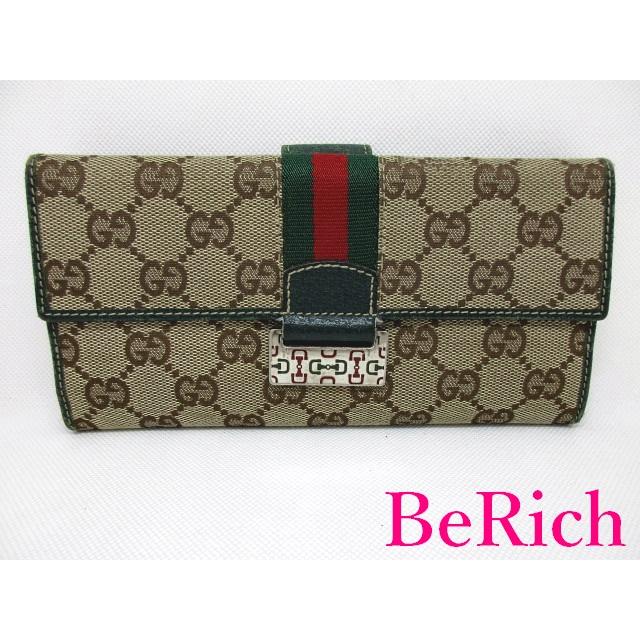 グッチ GUCCI Wホック 長財布 146206 GG ベージュ シェリー ロゴ