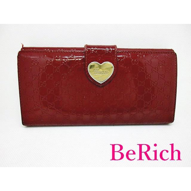 GG グッチ GUCCI Wホック 長財布 203550 マイクロ シマ ハート ロゴ 