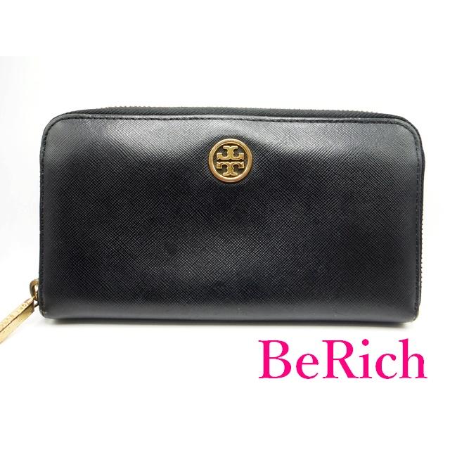 TORY BURCH（トリーバーチ） ラウンドファスナー 長財布 黒 ブラック