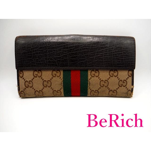 GGキャンバス グッチ GUCCI Wホック 二つ折り財布 長財布 05479 GG  