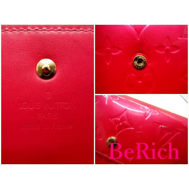 ルイ ヴィトン LOUIS VUITTON 三つ折り 長財布 モノグラム ヴェルニ