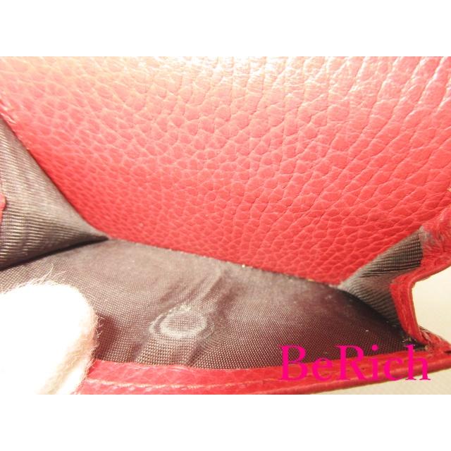 GG グッチ GUCCI 三つ折り財布 523277 赤 レッド プチ マーモント
