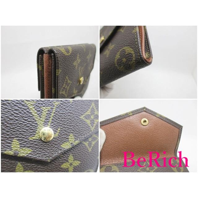 LOUIS VUITTON ルイ ヴィトン Wホック 二つ折り財布 モノグラム