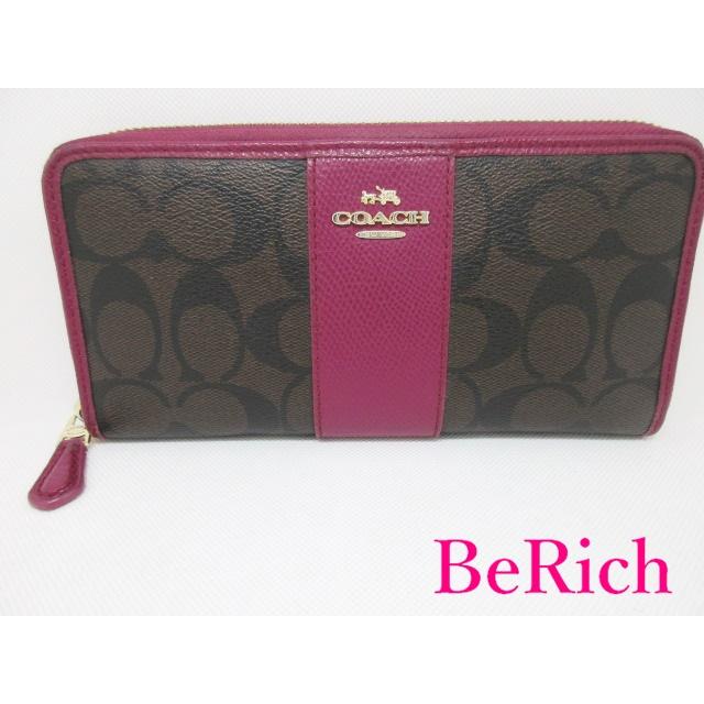 大人気の 新品 coach 長財布 ラウンドファスナー ダークブラウン