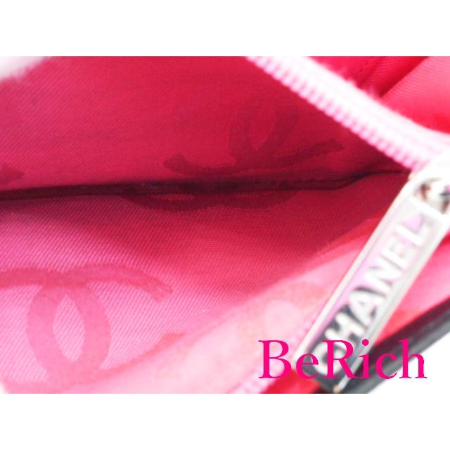 CHANEL シャネル 二つ折り 財布 A26722 カンボン ライン 黒 ブラック