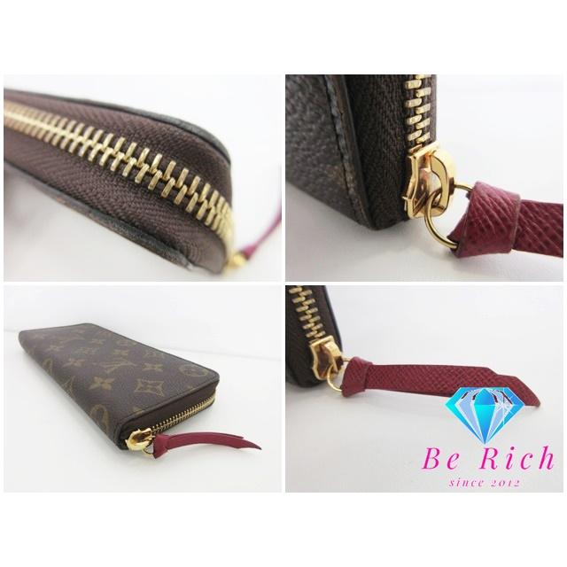 【美品】 ルイヴィトン モノグラム ポルトフォイユ クレマンス フューシャ 楽天市場】ルイヴィトン LOUIS VUITTON 長財布 ラウンド