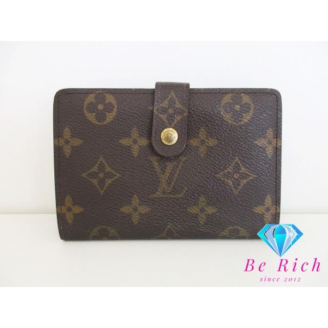 ルイ ヴィトン LOUIS VUITTON がま口 二つ折り財布 モノグラム ポルト フォイユ ヴィエノワ M61674 ロゴ 中財布 【中古】bs3489 | LOUIS VUITTON