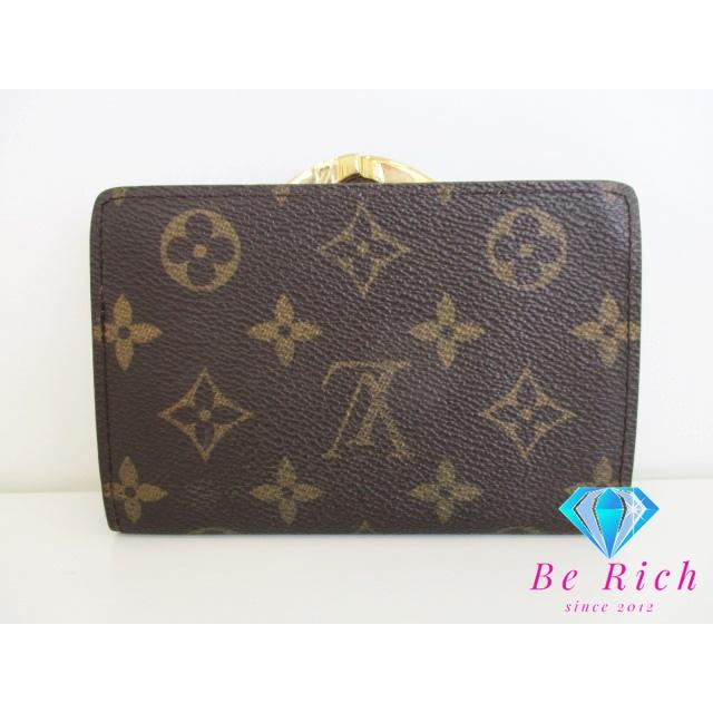 ルイ ヴィトン LOUIS VUITTON がま口 二つ折り財布 モノグラム ポルト フォイユ ヴィエノワ M61674 ロゴ 中財布 【中古】bs3489 | LOUIS VUITTON | 01