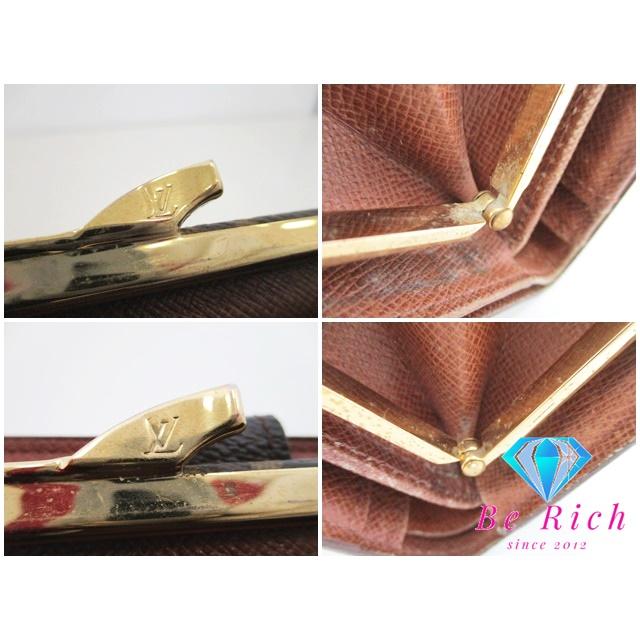 ルイ ヴィトン LOUIS VUITTON がま口 二つ折り財布 モノグラム ポルト フォイユ ヴィエノワ M61674 ロゴ 中財布 【中古】bs3489 | LOUIS VUITTON | 07